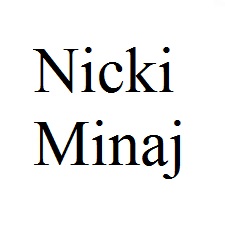 Nicki Minaj